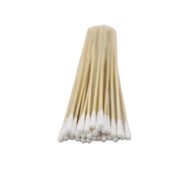 China 2021 Medical Hot Sale Applicator Hospital Medical Sterile Slanted Bamboo Swab Cotton Buds for sale