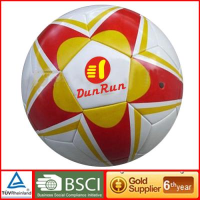 China Laminated football PU leather Soccer Ball for sale