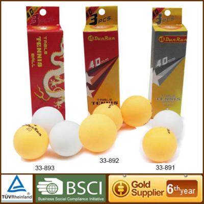 China Custom celluloid 2 star Ping Pong Ball for sale