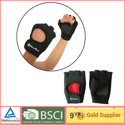 China Comfortable Absorb sweat Short gloves with Elastic bandage Cotton Neoprene for sale