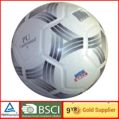 China Hand stitched multi colors PU Leather Soccer Ball 4# Eco friendly foot ball for sale