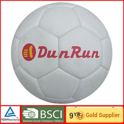 China Hand stitched multi colors PU Leather Soccer Ball 4# Eco friendly foot ball for sale