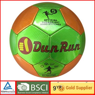 China DunRun indoor training PVC soccer ball size 5  , 535mm - 560mm Durable foot ball for sale