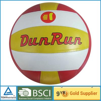 China PVC Eco friendly Machine Stitched PVC leather Volleyball 5# for indoor outdoor for sale