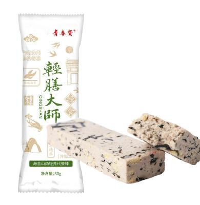 China PRESERVED Dietary Fiber Supplement Seaweed Delicious Yam Bar Low Calorie Meal Replacement for sale