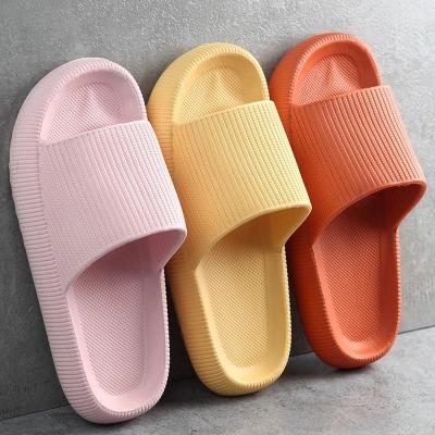 China Cushioning 2022 Amazon Hot Selling Pillow Slides Soft Comfortable Home Slippers Pillow Slippers for Women Men for sale