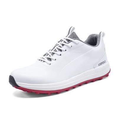 China EVA New Arrival Wholesales Low Cut Leather shoe Non-slip Professional Mens Athletic Waterproof Golf Shoes for sale