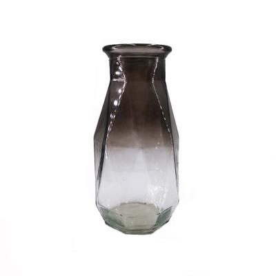 China Simple Large Colorful Viable Home Decoration EU Glass Flower Vase for sale