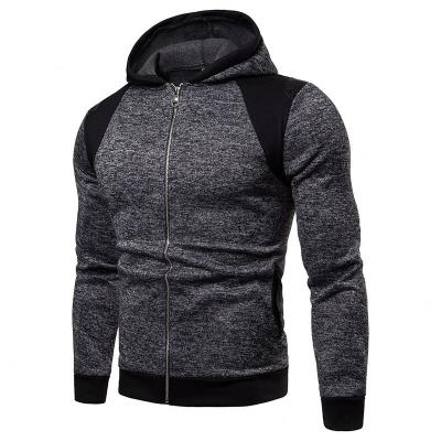 China Breathable Custom Logo Printed Fleece Mens Hoodie Brand White Full Zip Up Hoodie for sale