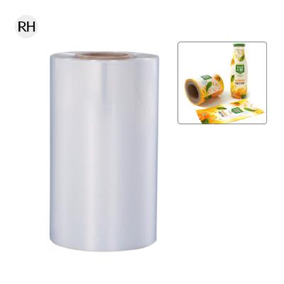 China Beverage Sleeve Printing PVC Heat Shrink Film Shrink Wrap Sleeve Flexible Packaging Plastic Shrink Film For Printing for sale