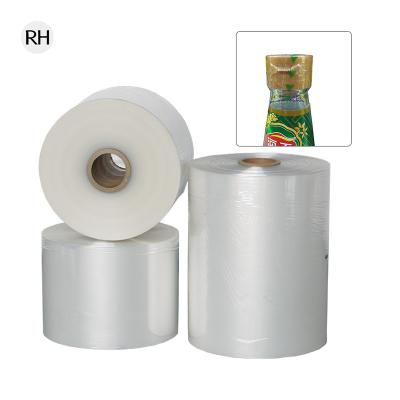 China Beverage Sleeve Printing Heat Shrink Sleeve Label Clear PVC Shrink Wrapped Strips For Packaging Neck Shrink Sleeves for sale