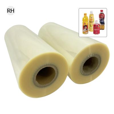 China Beverage sleeve printing pvc shrink film blown plastic shrink film for printing clear heat shrink plastic sheet for sale