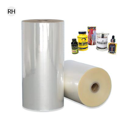 China Beverage Sleeve Printing Plastic PVC Shrink Film Roll Shrink Wrap Sleeve Roll Neck Shrink Sleeves Soft Packaging for sale