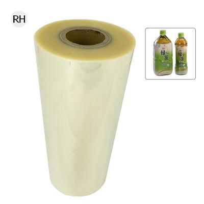 China Beverage Sleeve Printing Blown PVC Shrink Film Printing Grade PVC Shrink Film For Clear Plastic Sleeves Heat Shrink for sale