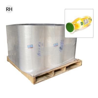 China Beverage Sleeve Printing Blow Process PVC Shrink Film Shrink PVC Label Film For Printing for sale