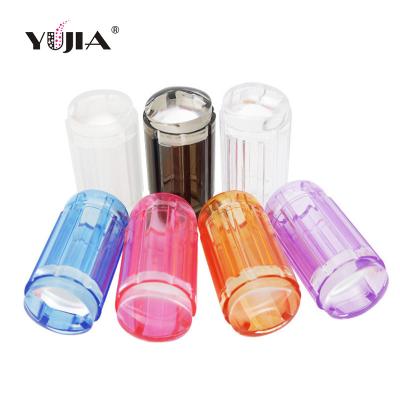 China Nail art stamping or french nail shape hot sale clear jelly 9colors 2021 nail art puncher nail art french puncher with 2.8cm head for sale