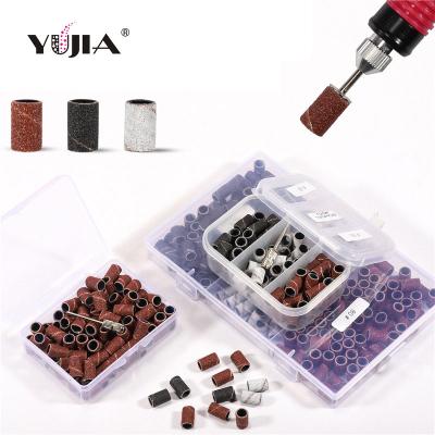 China For Nail Drill Machine Salon 80# 120# 180# Options Nail Ring Box Polybag Package Nail Polish Sand Dedicated Sanding Circle for sale