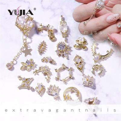 China Hot Sale Nail Art DIY Nail Art Decoration Zircon Nail Drill Pearl Ball Chain Zircon DIY Nail Art Decoration for sale