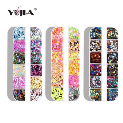 China Nail Art DIY New Design Mixed Colors Butterfly Shape Laser Nail Glitter Sequins&Holographic ab Shiny For Nail Decoration for sale