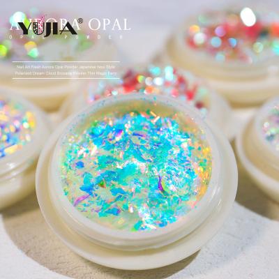 China Aurora High Opal Instant Dream Nail Art DIY Nail Art DIY Explosion Powder Dream Nail Sequin Bias Decoration for sale