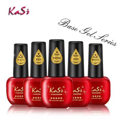 China High Quality Eco-Friendly China Kasi Brand Soak Off Base Top Coat Base Top Coat Gel Polish For Nail for sale