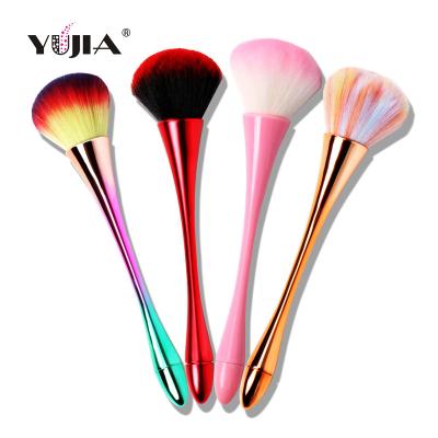 China Professional NAIL 4colors Size Handle Nail Art Thin Art Cleaning Dust Brush for sale