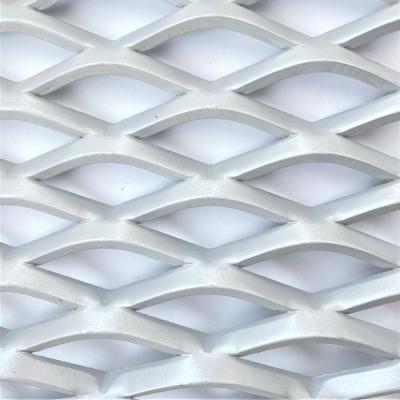 China Easy Installation Diamond Hole Increased Aluminum Metal Mesh Sheets Factory Price Philippines for sale