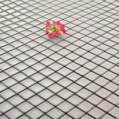 China Easy Installation Decorative Aluminum Diamond Hole Metal Small Hole Expanded Mesh for sale