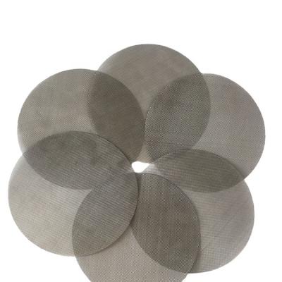 China Corrosion Resistance Stainless Steel Round Piece Filter Screen for sale