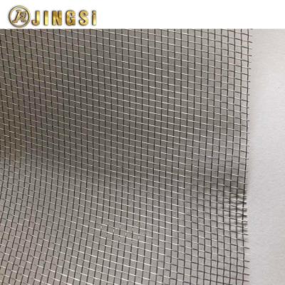 China 0.23mm 0.25mm 16 18 Wear-Resisting 316 Stainless Steel Woven Wire Mesh For Window Security Screen for sale