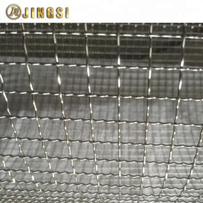 China Flat Surface Wear-Resisting Type Crimped Stainless Steel Wire Mesh In Roll Woven Wire for sale