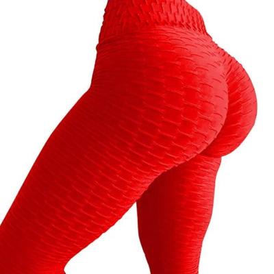 China Anti-Static Brazilian Yoga Pants Supplex Butt Lift Yoga Pants Women Wrinkle Gaiters for sale