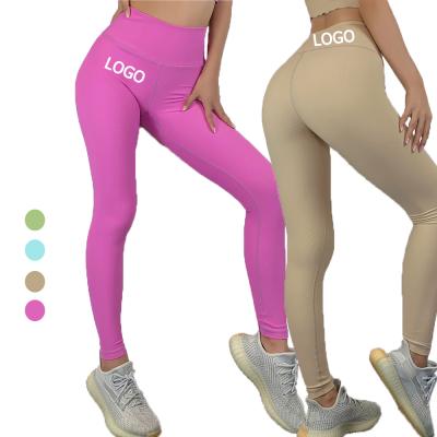 China 2020 Fashion Gaiters Well-fitting Fitness Sports Women Yoga Pants Gym Eco-Friendly Line Breathable Line for sale