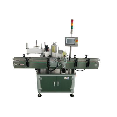 China New Design Auto Positioning Labeling Machine Food Round Double Sided Bottle Labeling Machine for sale