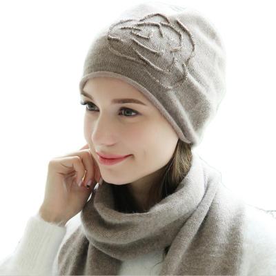 China COMMON CLIMATE Women Hat Scarf Sets Autumn Winter New Wool Hats Fashion Stylish Casual Warm Beret Style Female Beanies Knitted Hat for sale