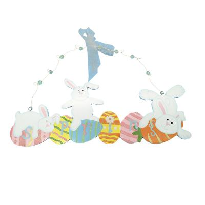 China Lovely Colorful Rabbit Gift Easter Wooden Products for sale