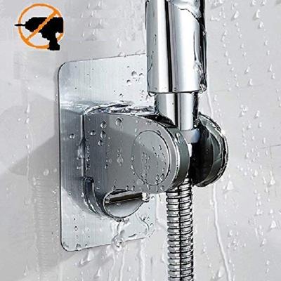 China Handheld Shower Head Angle Free Height Adjustable Bracket Large Shower Head On Wall Mount Shower Bracket for sale