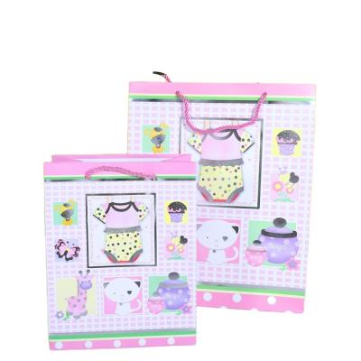 China 2022 new style handmade cute gift bags for girl and boy shopping bags birthday luxury hot stamping paper bags for sale