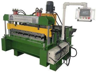 China Curve Metal Roll Forming Machines PPGI Roofing Sheet Crimping Machine for sale