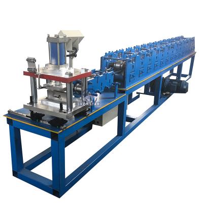 China 80mm PPGI Roller Shutter Machine Flat Rolling Shutter Door Roll Forming Machine for sale