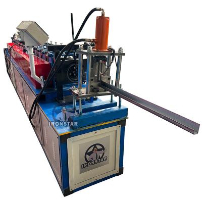 Chine J channel bracket roll forming machine for building in Korea Green house bracket machine Green house channel machine à vendre