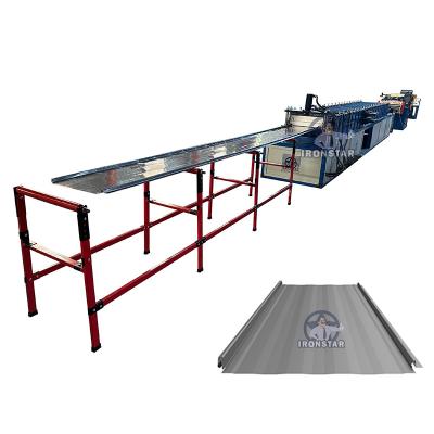 China Wall standing seam snap lock roll forming machine in CANADA standing seam metal roof machine for sale