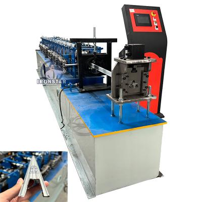 China Omega profile roll forming machine hat roll forming machine Omega channel roll forming machine Raw material: Galvanized steel for sale