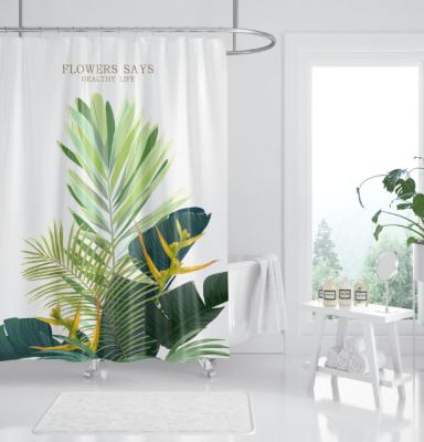 China 2022 Sustainable New Modern Decorative Shower Curtain Bath Shower Curtain for sale