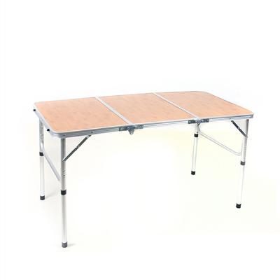 China Modern High Quality Folding Picnic Dining Table And Chairs Lengthened Aluminum Folding Table Two Sizes Suitcase Folding Table for sale