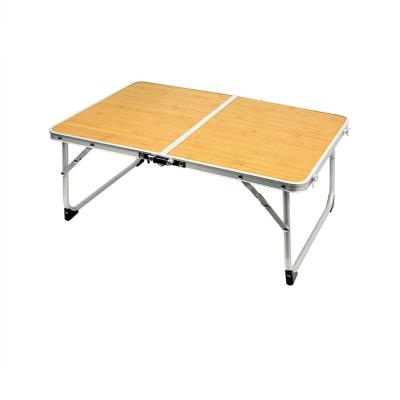 China Modern Lightweight Custom Aluminum Portable Outdoor Mini Folding Picnic Table Laptop Folding Table Camping Folding Table for sale