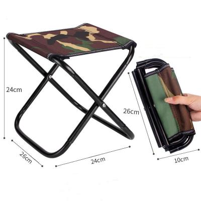 China Small 600d Oxford Cloth Lightweight Compact Foldable Aluminum Fishing Stool Carry Mini Picnic Chairs Adjustable Portable Handle for sale