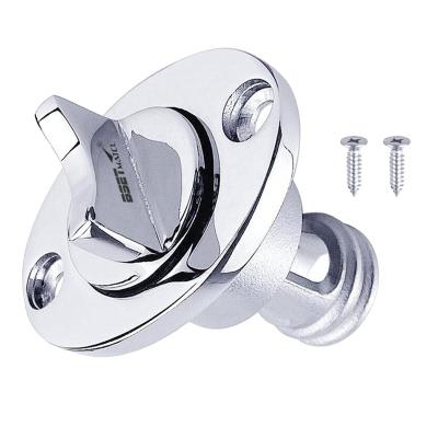 China 316 Stainless Steel 25mm 1' Boat Bung Drain Plug 316 Stainless Steel Hull Drain Valve Marine Drain Plug Drainage Transom Out Kayak Canoe Accessories for sale