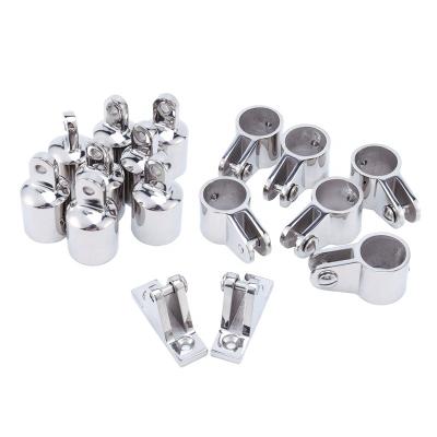 China See Description Boat Accessories Marine 316 Stainless Steel 4-Bow Bimini Top Boat Marine Hardware Set Yacht Accessories for sale