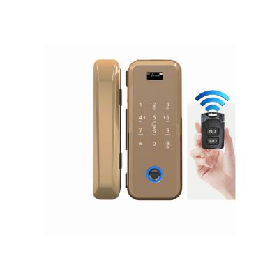 China American Popular Automatic Lock WIFI Glass Fingerprint Door Lock Smart Door Lock for sale